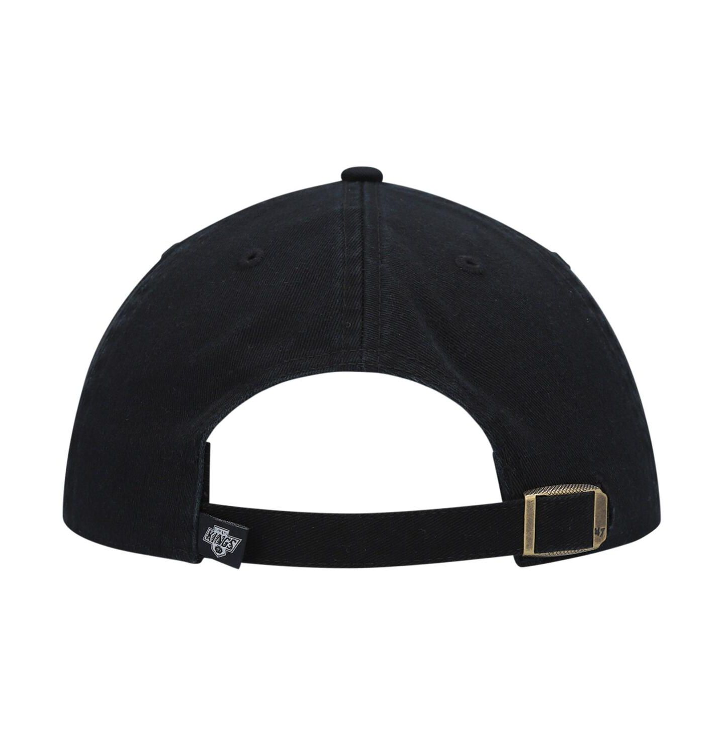 Мужская кепка '47 Brand Black Los Angeles Kings Team Clean Up Adjustable Hat — фото 4