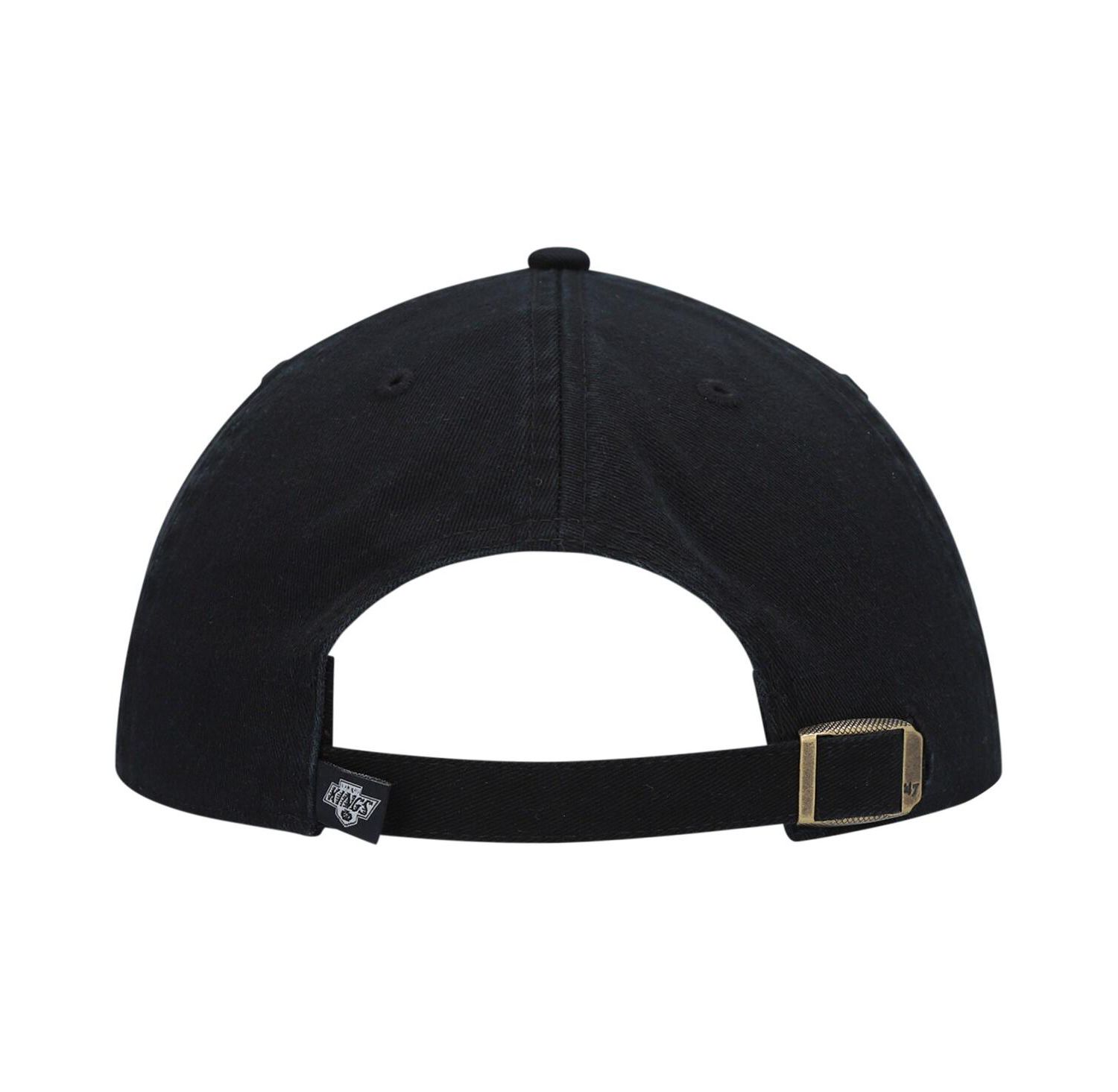 Men's Black Los Angeles Kings Team Clean Up Adjustable Hat