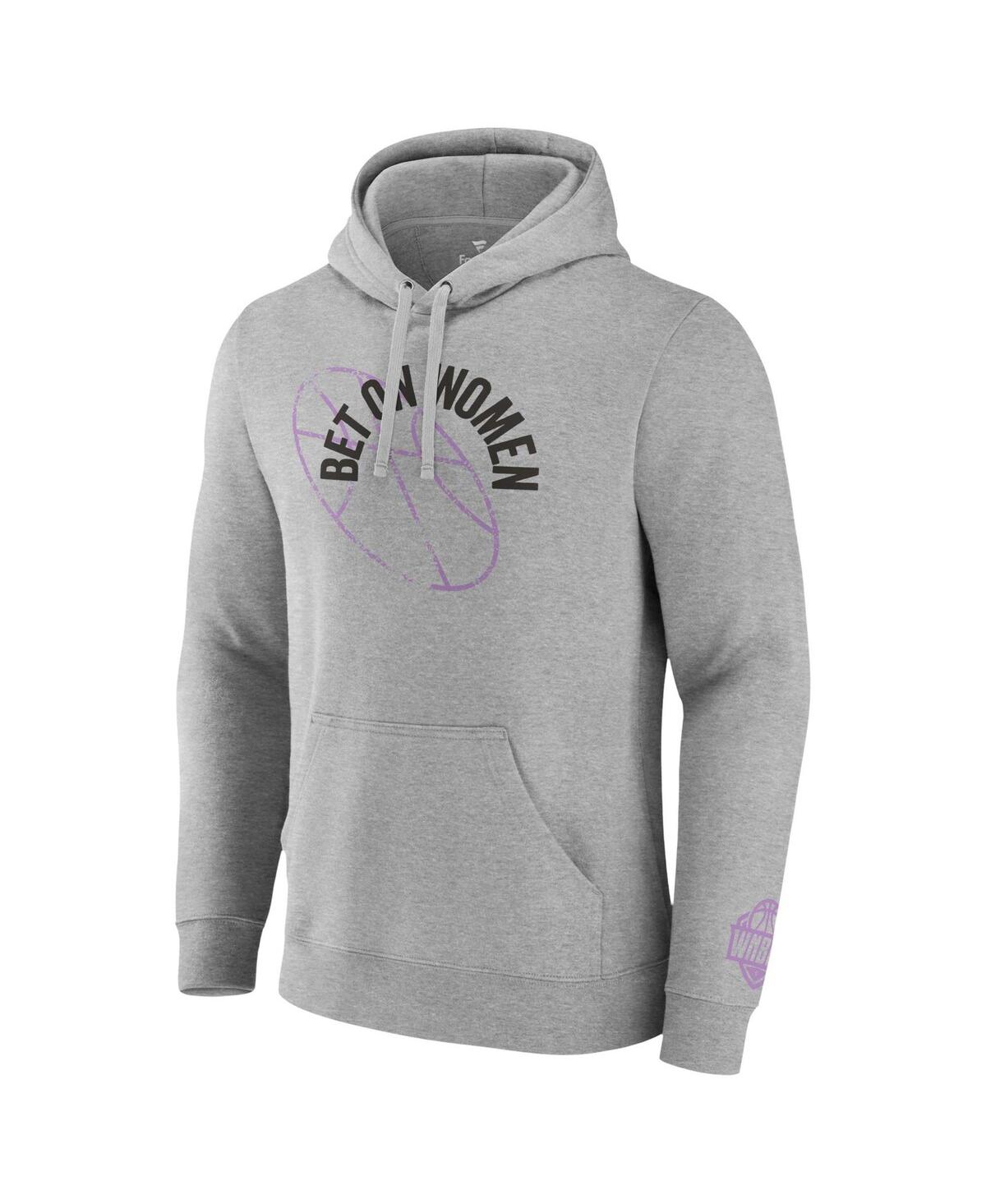 Men's and Women's FanaticsWnbapa Documentary Pullover Hoodie - Heather Gray