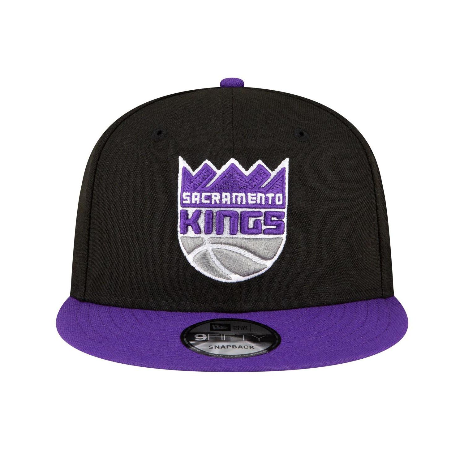 Men's Black, Purple Sacramento Kings Official Team Color 2Tone 9FIFTY Snapback Hat