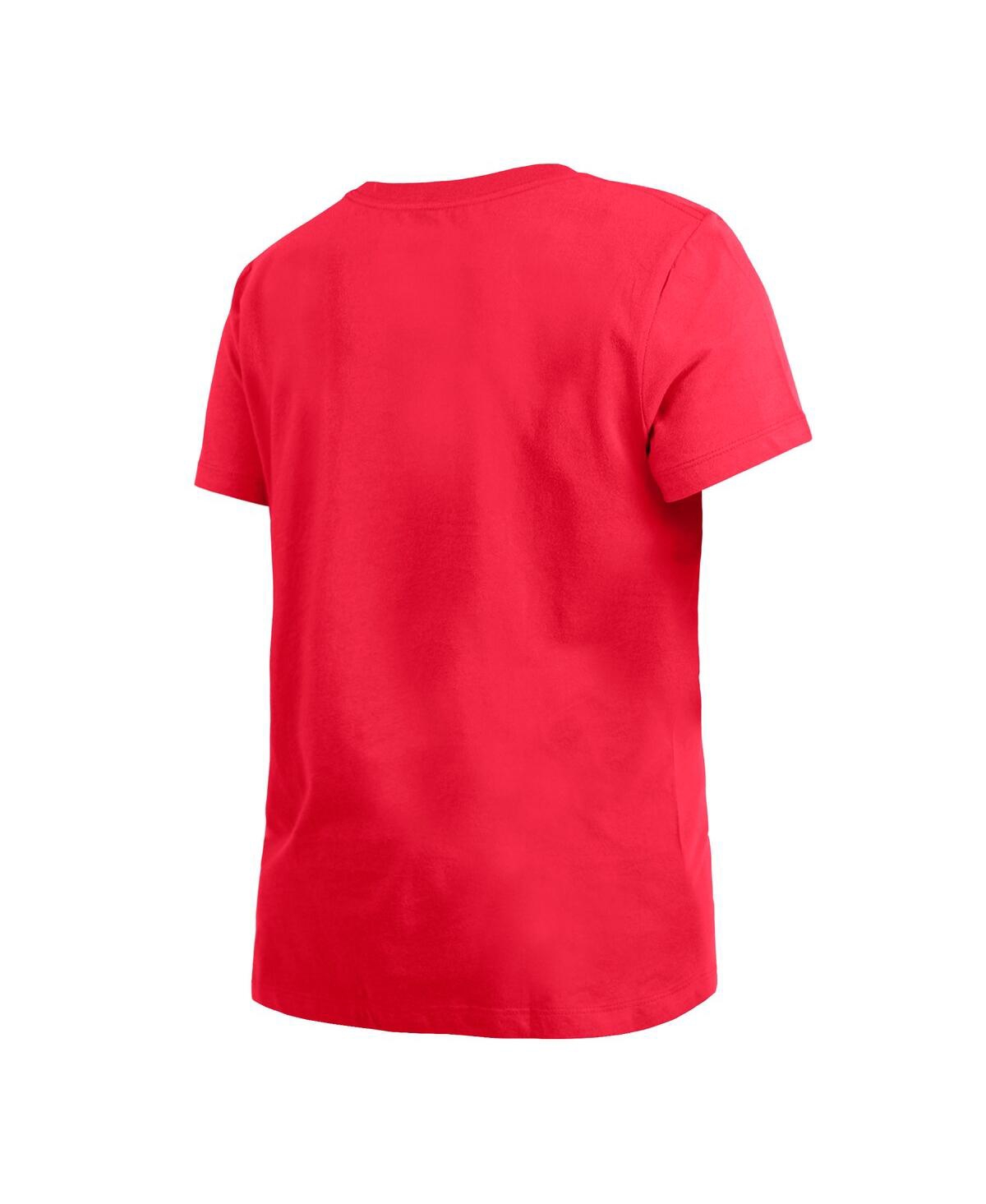 Shop New Era Women's  Red Chicago Bulls 2023/24 City Edition T-shirt
