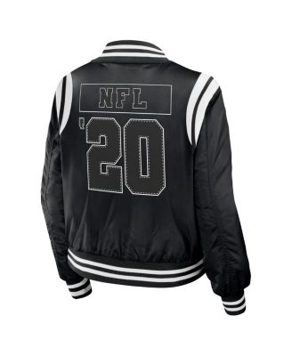 Women's Black Shield Merchandise Bomber Full-Zip Jacket