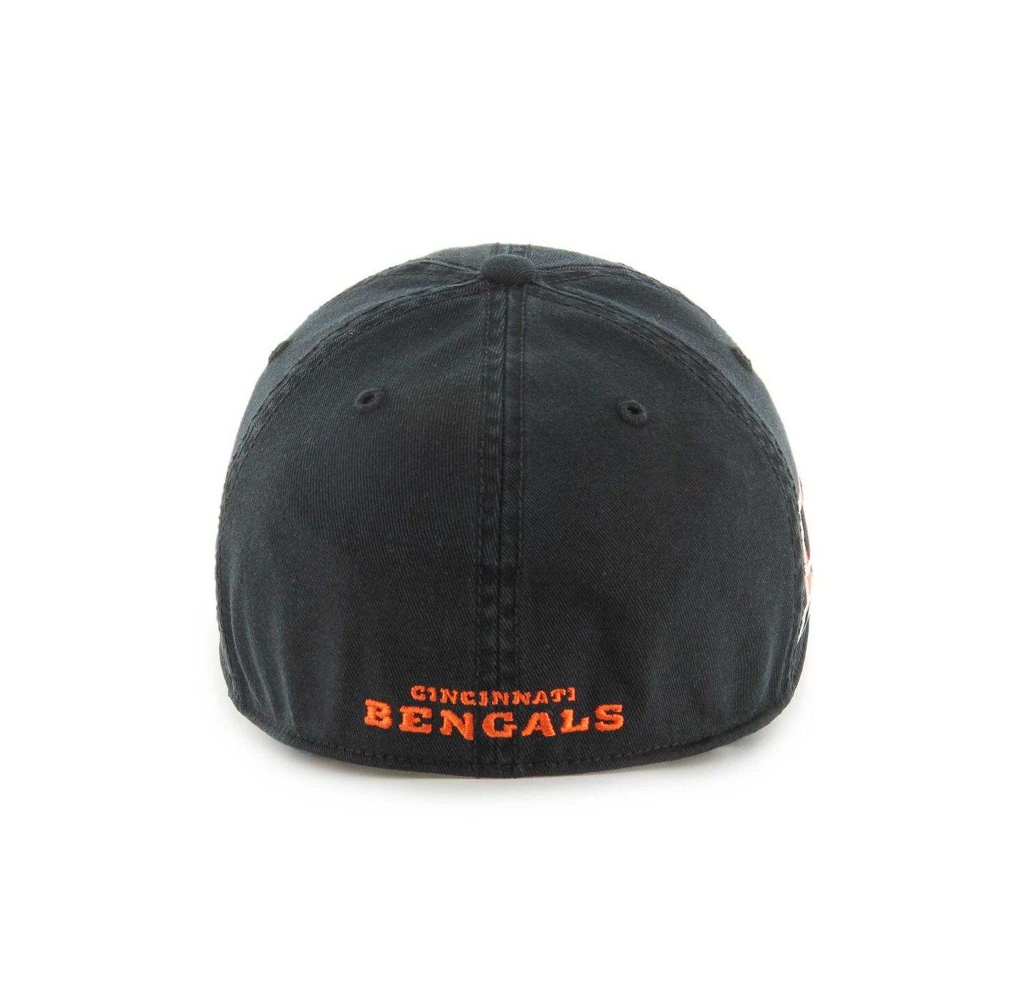 Men's Black Cincinnati Bengals Sure Shot Franchise Fitted Hat