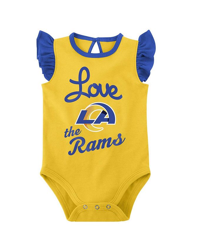 Outerstuff Baby Girls Royal, Gold Los Angeles Rams Spread the Love 2 ...