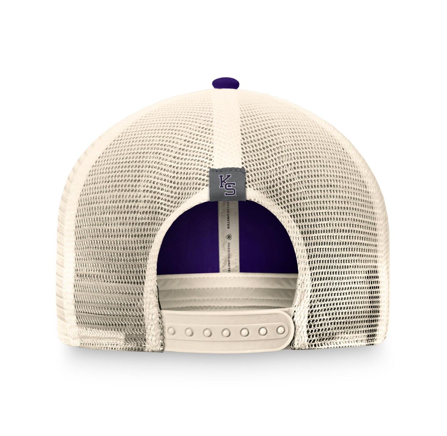 Men's Purple Kansas State Wildcats Refined Trucker Adjustable Hat
