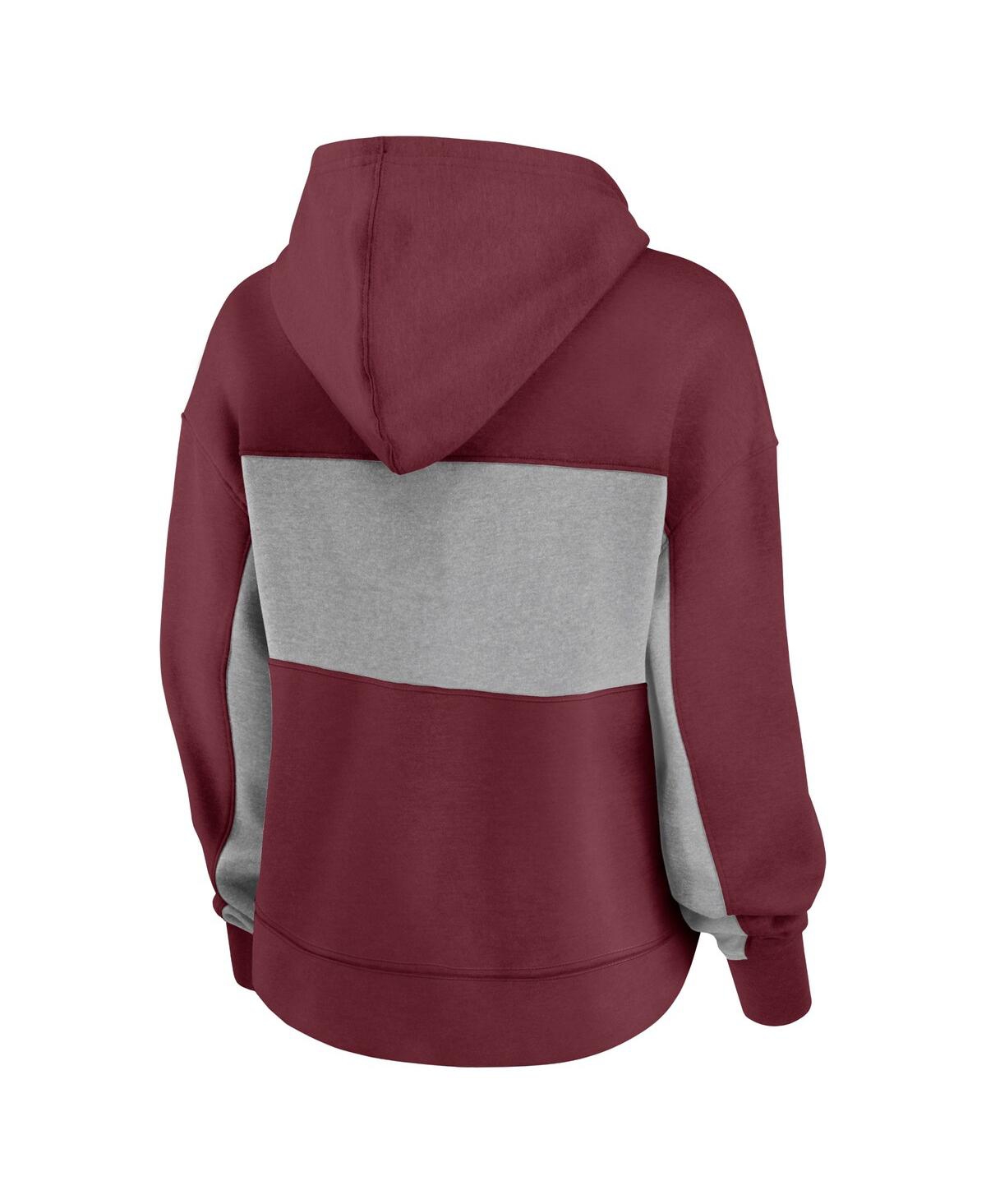 Fanatics Branded Maroon Texas A&m Aggies Filled Stat Sheet Pullover Hoodie In Maroon