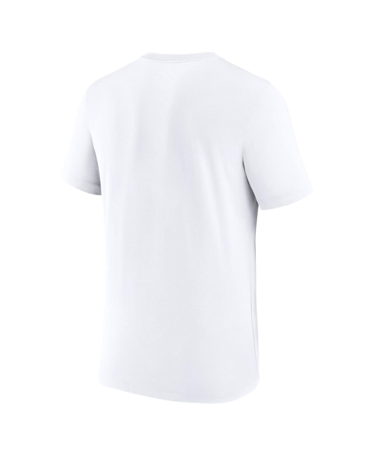 Shop Nike Men's  White Liverpool Swoosh T-shirt