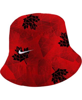 Men's Red Canada Soccer Core Bucket Hat