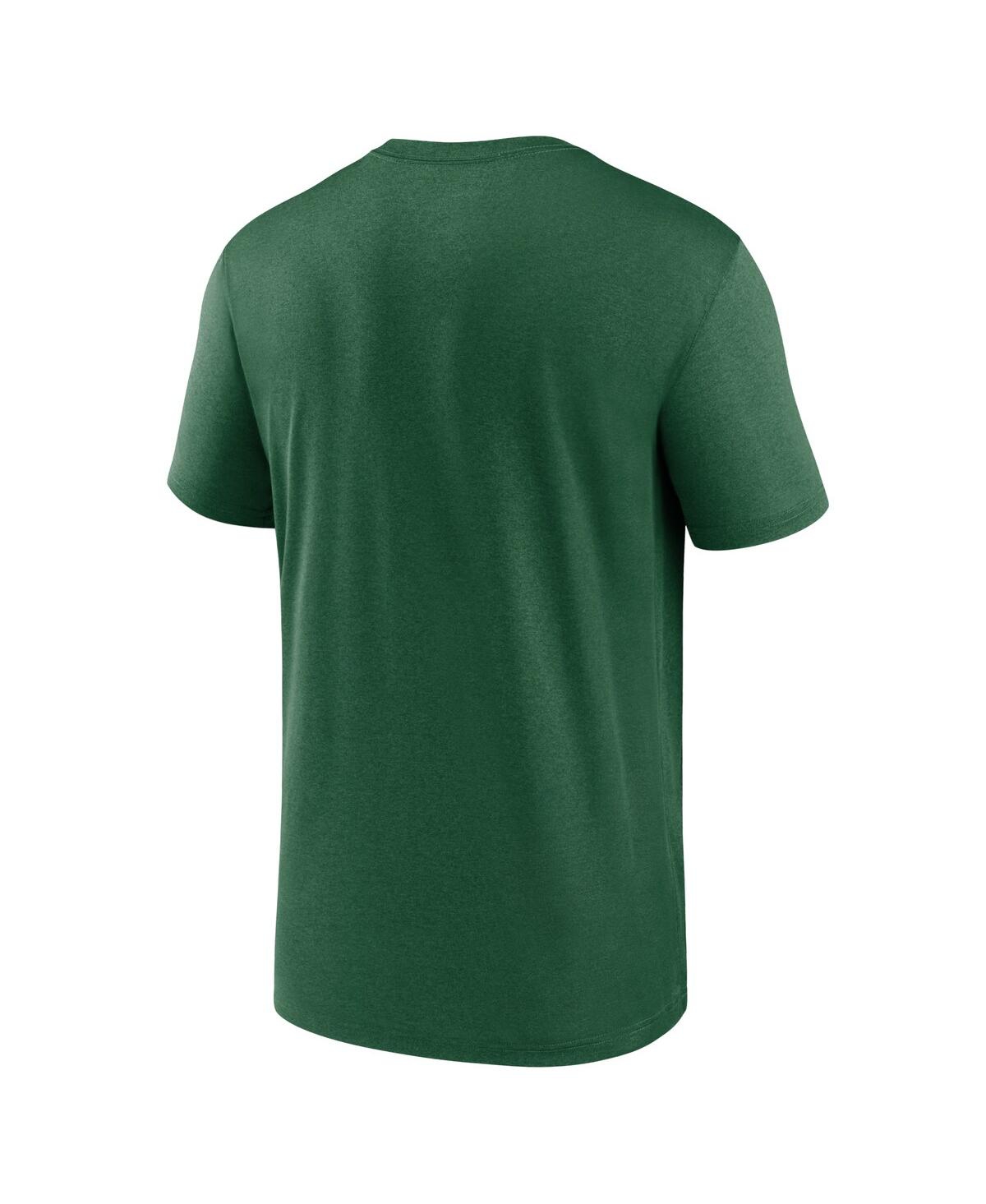 Shop Nike Men's  Green New York Jets Legend Wordmark Performance T-shirt