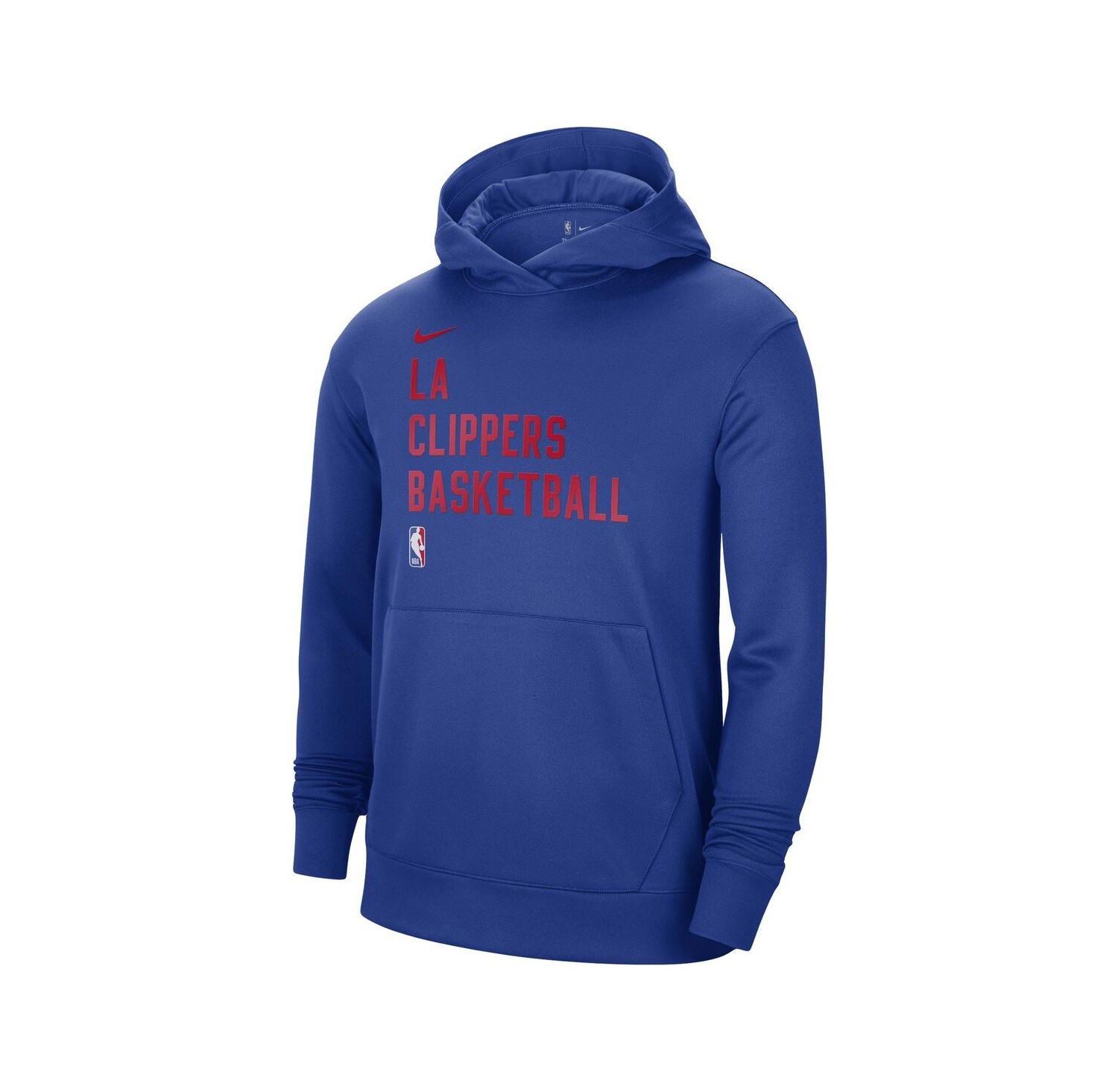 Men's and Women's Blue LA Clippers 2023/24 Performance Spotlight On-Court Practice Pullover Hoodie