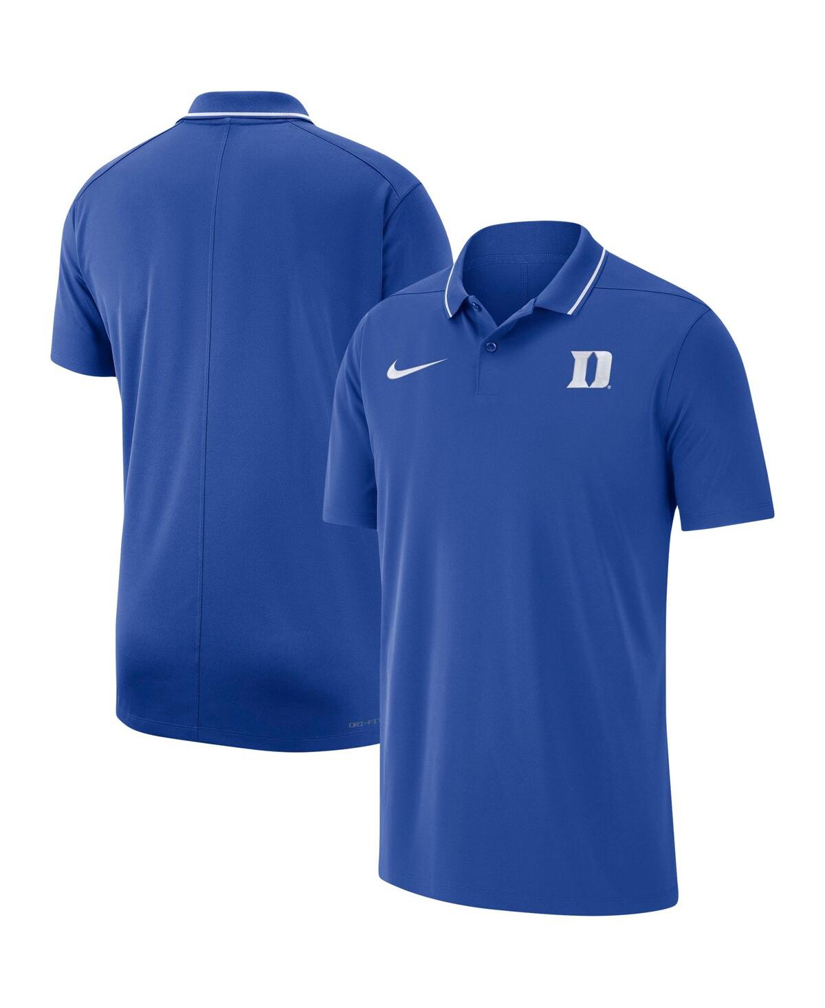 Shop Nike Men's  Royal Duke Blue Devils 2023 Coaches Performance Polo Shirt