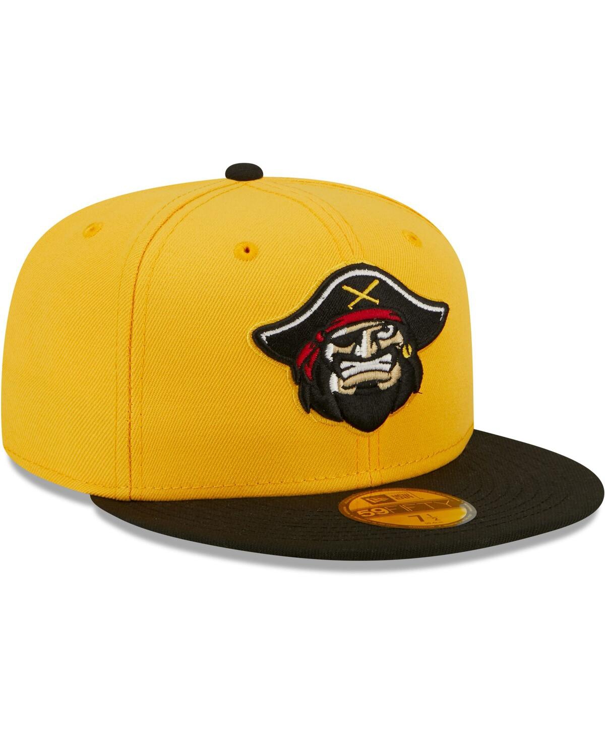 Men's New EraBradenton Marauders Authentic Collection 59FIFTY Fitted Hat - Yellow