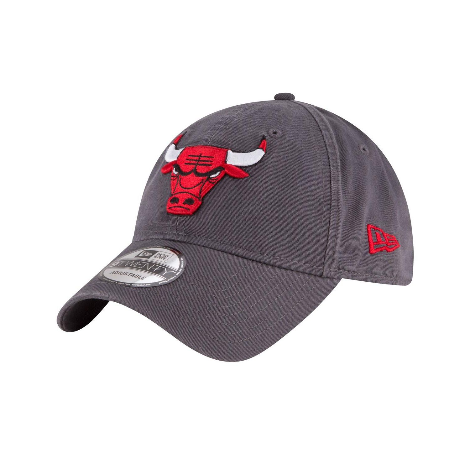 Men's Charcoal Chicago Bulls Team 2.0 9TWENTY Adjustable Hat