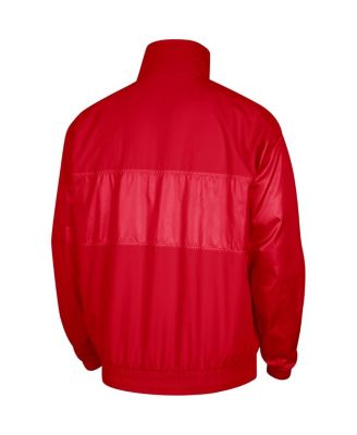 Men's Red Philadelphia 76ers Courtside Versus Capsule Full-Zip Jacket