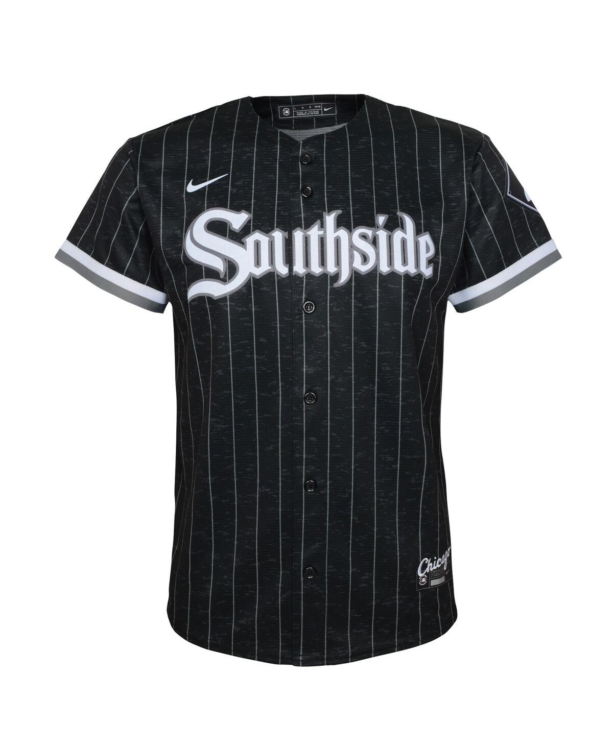 Big Boys Nike Yoan MoncadaChicago White Sox City Connect Replica Player Jersey - Black
