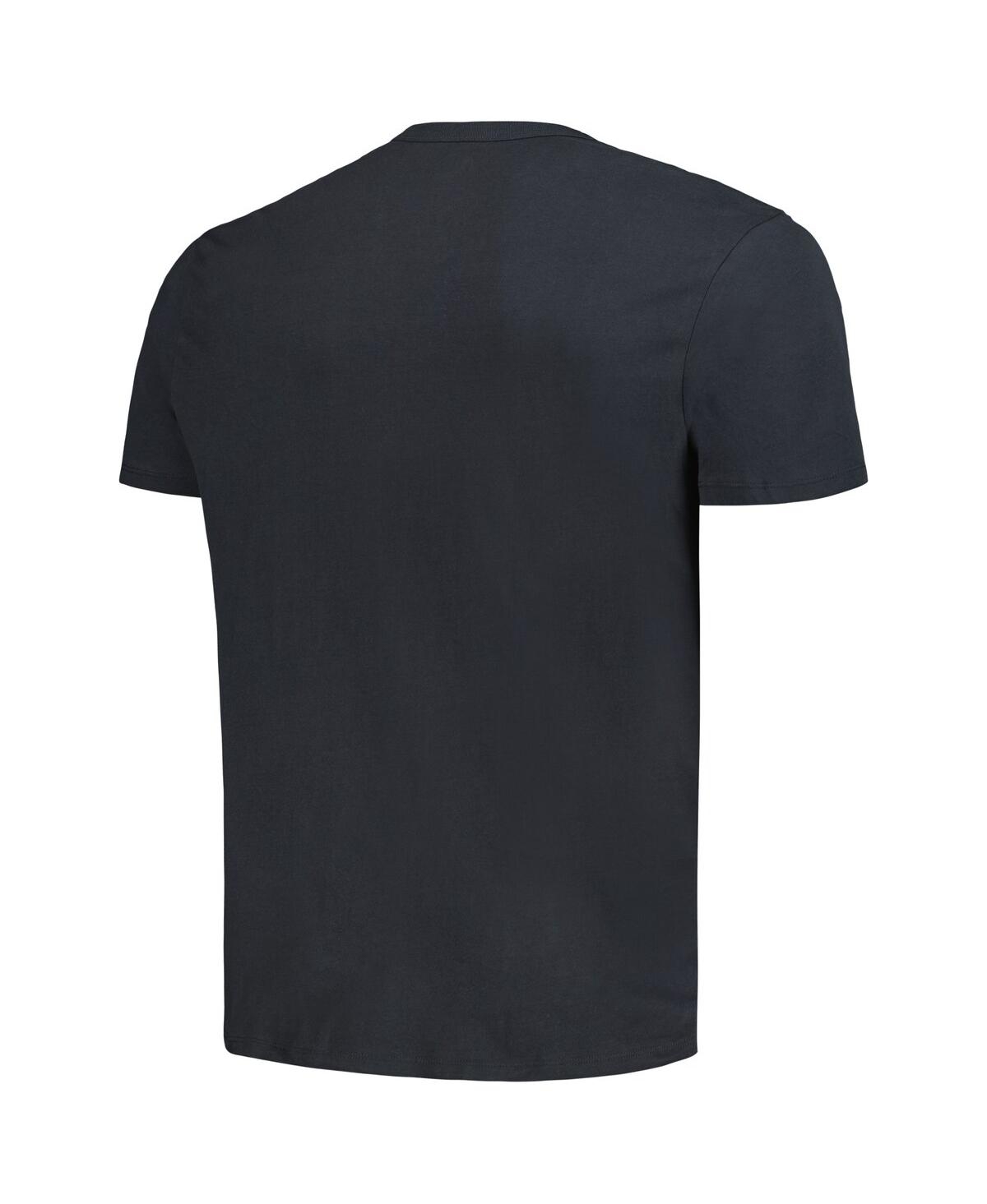 Shop 47 Brand Men's ' Black Distressed San Francisco 49ers Rider Franklin T-shirt