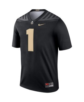 Men's #1 Black Purdue Boilermakers Legend Jersey
