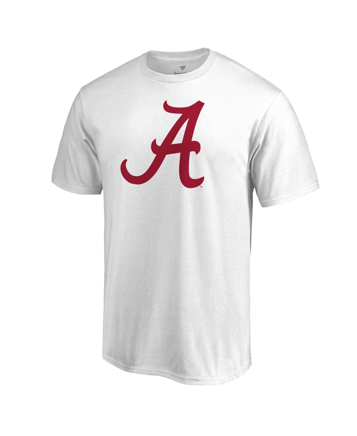 Fanatics Men's  White Alabama Crimson Tide #1 Dad T-shirt In White