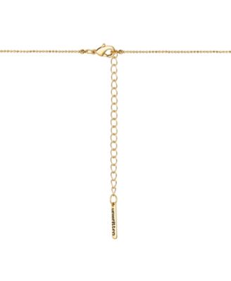 Cubic Zirconia Bird, Mother of Pearl Tree, 14K Gold Plated Family Pendant Necklace