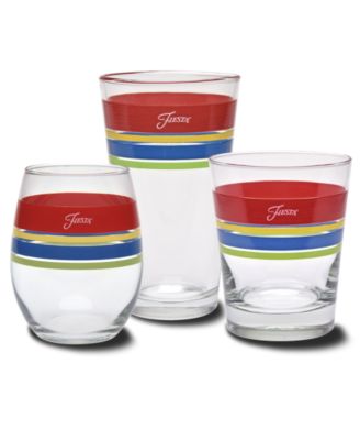 Bright Edgeline 15-Ounce Stemless Wine Glass Set of 4