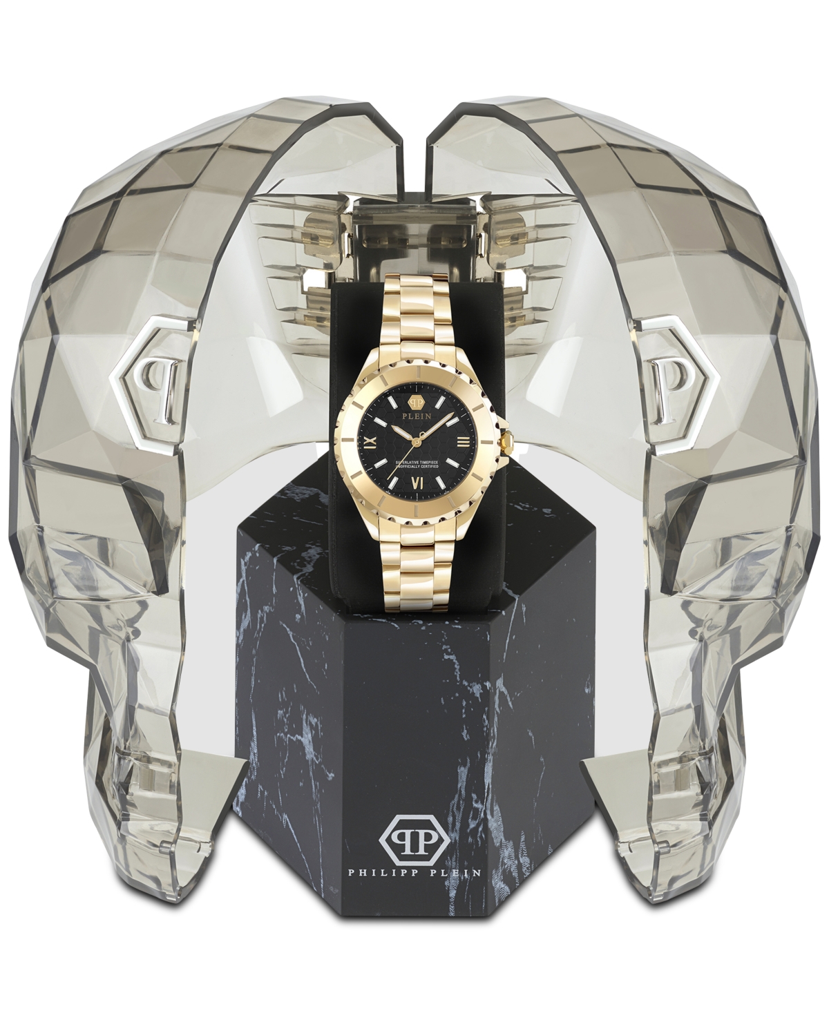 Philipp Plein Women's HeavenIon Plated Stainless Steel Bracelet Watch 38mm - Gold