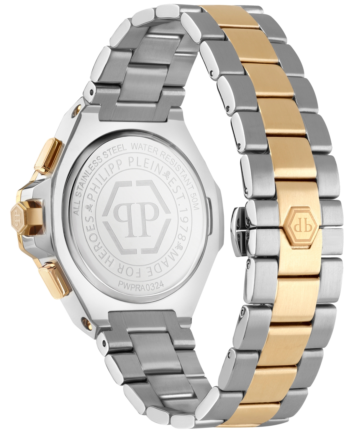 Philipp Plein Plein Chrono Royal Bracelet Watch In Two Tone