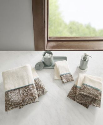 Aubrey 6-Pc Jacquard Bath Towel Set