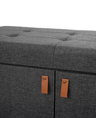 Tufted Shoe Storage Trunk