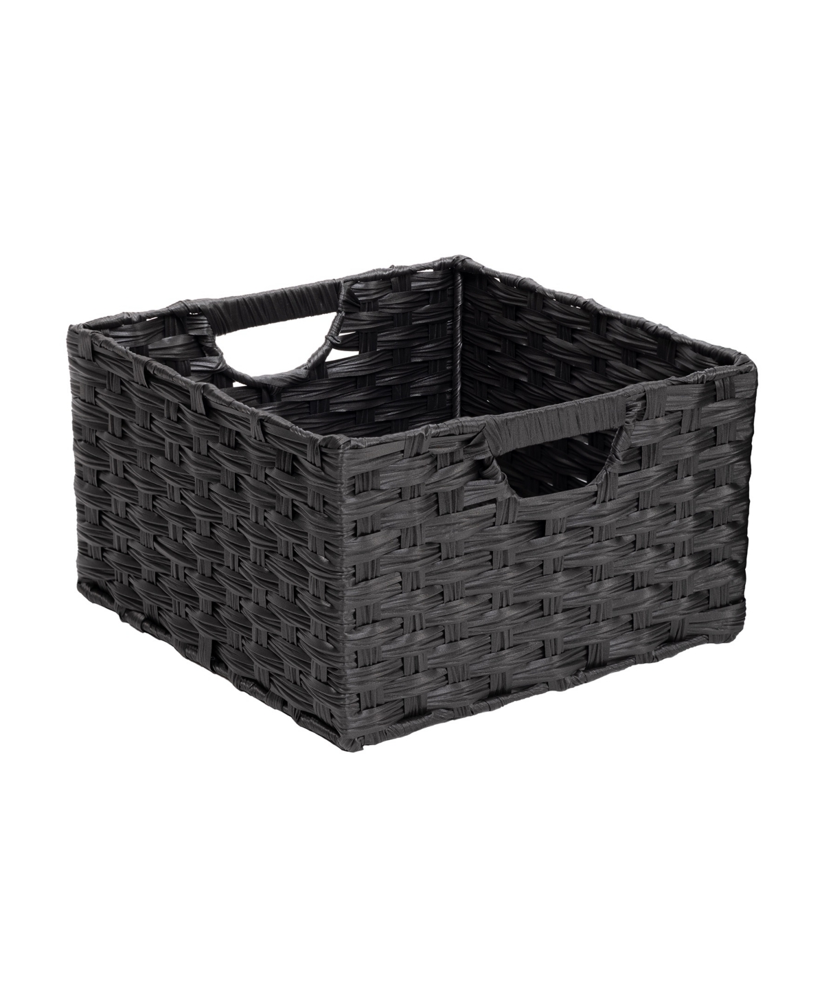 Seville Classics Handwoven Basket 2-pack In White