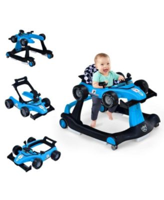 Kids 4-in-1 Foldable Activity Push Walker with Adjustable Height