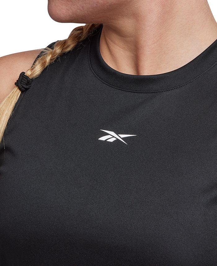 Women's Sleeveless T-shirt Reebok Rie Black