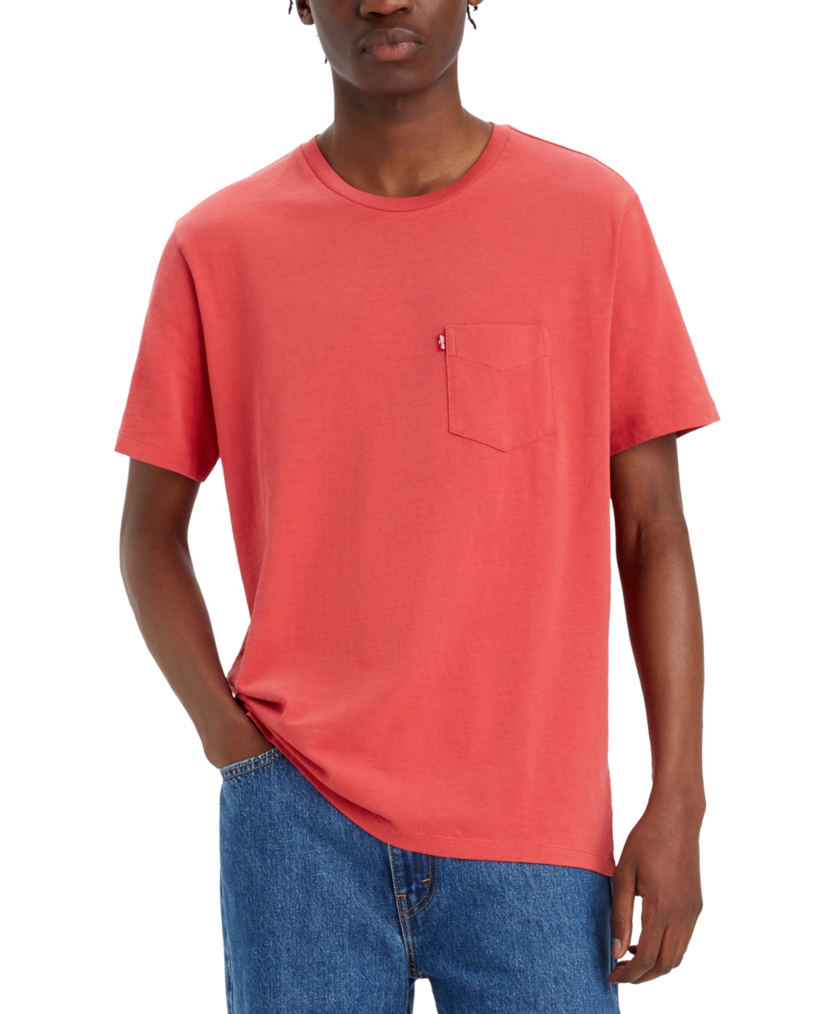 Levi's Men's Classic Pocket Short Sleeve Crewneck T-shirt In Jalapeno,d
