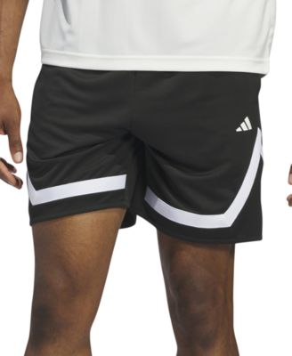 adidas - Men's Pro Block Stripe Logo Shorts