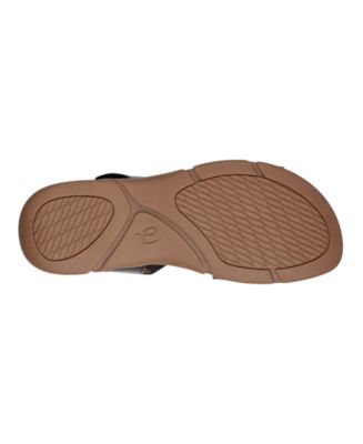 Mavey Strappy Leather Open Toe Flat Sandals