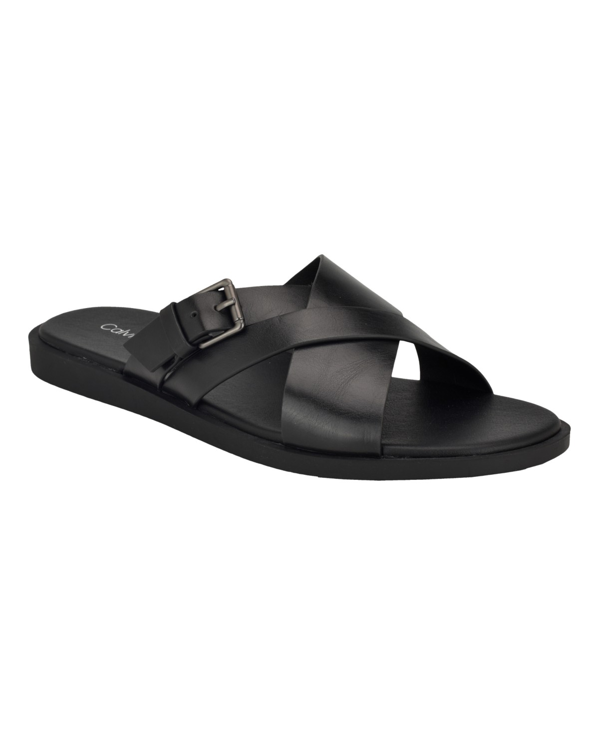 Мужские сандалии Calvin Klein Men's Elon Casual Slip-On Flat Sandals — фото 1