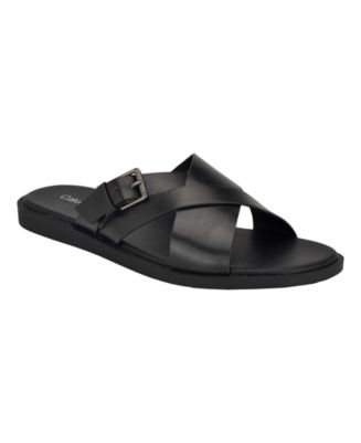 Calvin klein black flip flops deals