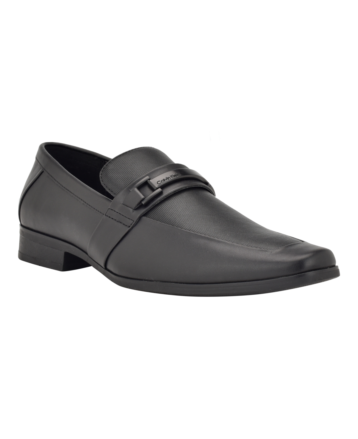 Calvin Klein Men's Bind Slip-on Dress Loafers In Black