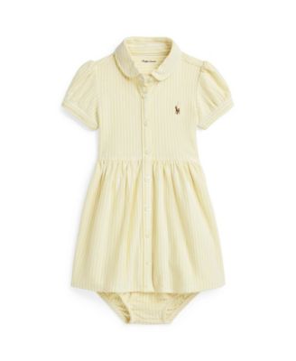 ralph lauren knit oxford dress Polo Baby Girls Striped Shirtdress Striped dress