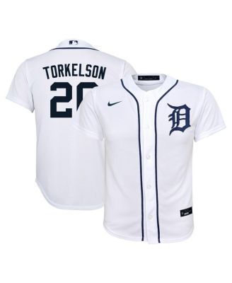 Detroit Tigers Spencer Torkelson Gray Authentic 2020 MLB Draft Road Jersey