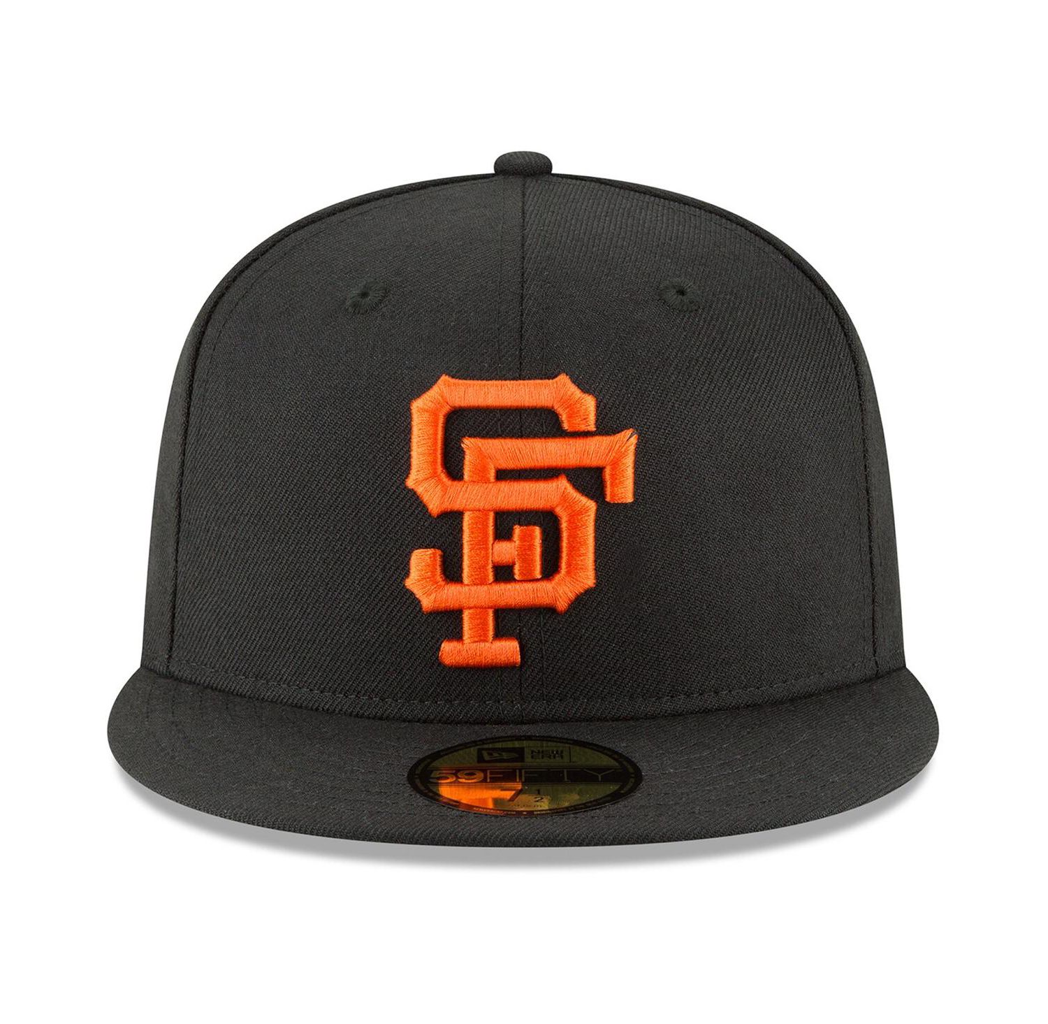 Men's Black San Francisco Giants Cooperstown Collection Wool 59FIFTY Fitted Hat