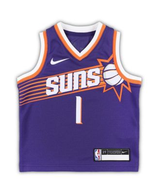 Toddler Boys and Girls Devin Booker Purple Phoenix Suns Swingman Player Jersey - Icon Edition