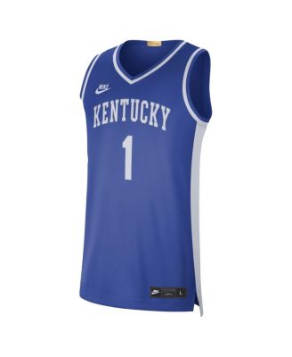 Men's #1 Royal Kentucky Wildcats Limited Retro Jersey