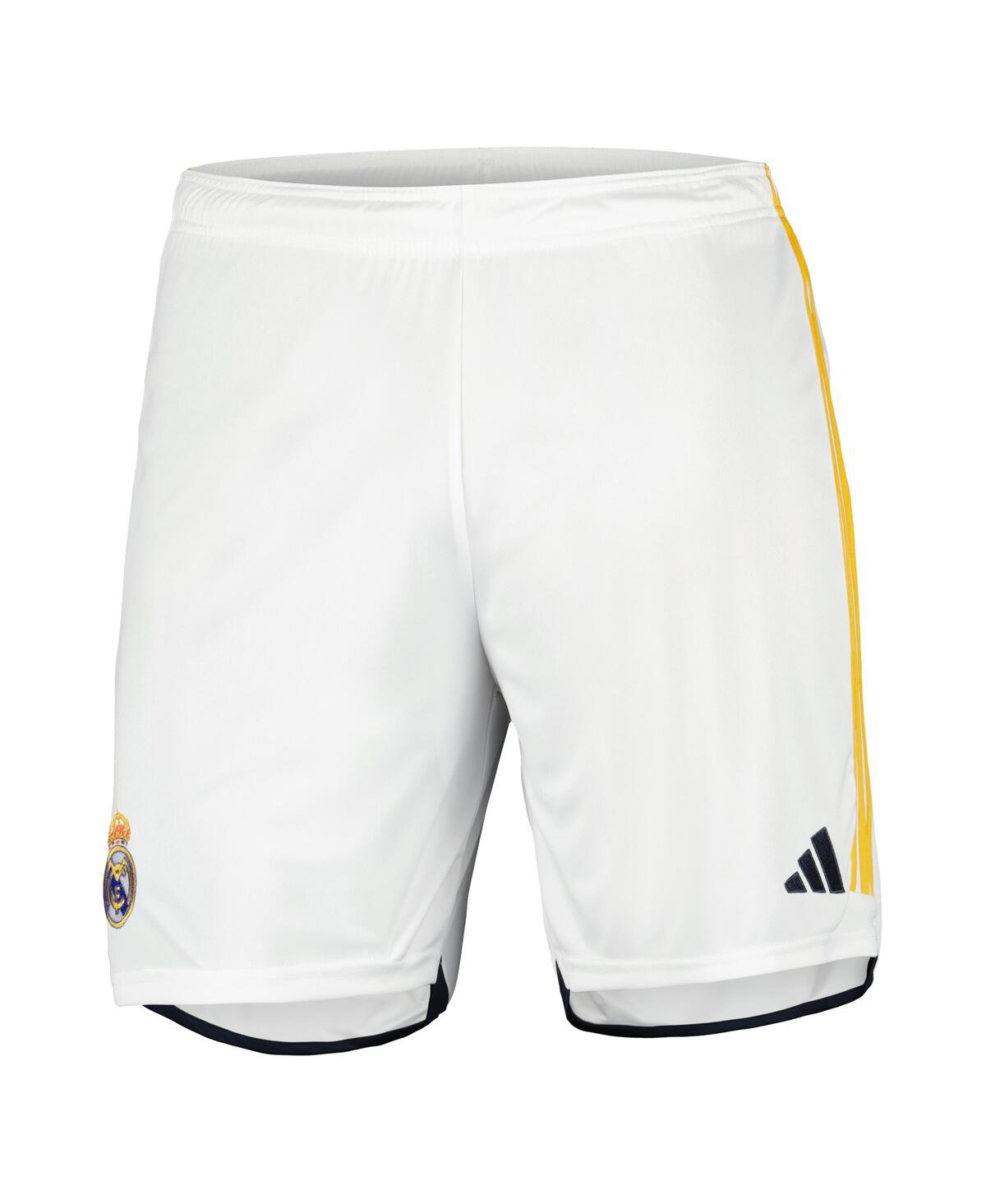 Shop Adidas Originals Men's Adidas White Real Madrid 2023/24 Training Shorts