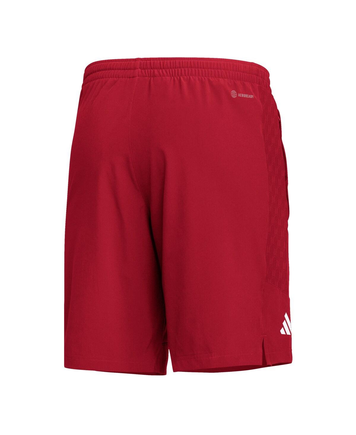 Shop Adidas Originals Men's Adidas Scarlet Nebraska Huskers Aeroready Shorts