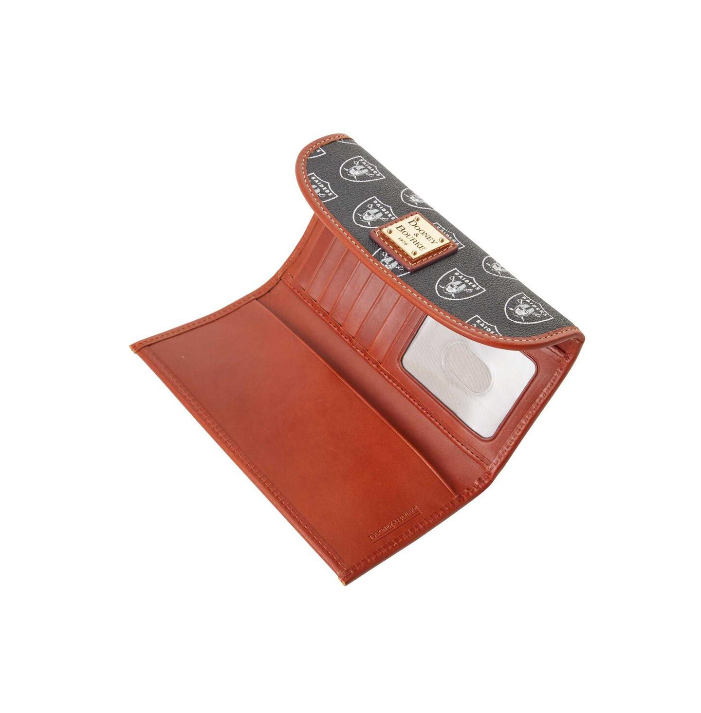 Женский кошелёк Dooney & Bourke Las Vegas Raiders Continental Wallet — фото 3