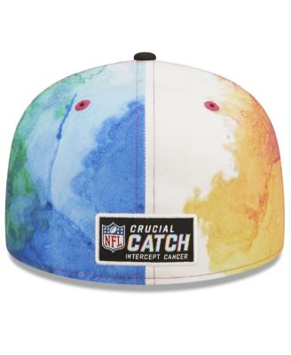 Men's Pink, Black New England Patriots 2022 NFL Crucial Catch 59FIFTY Fitted Hat