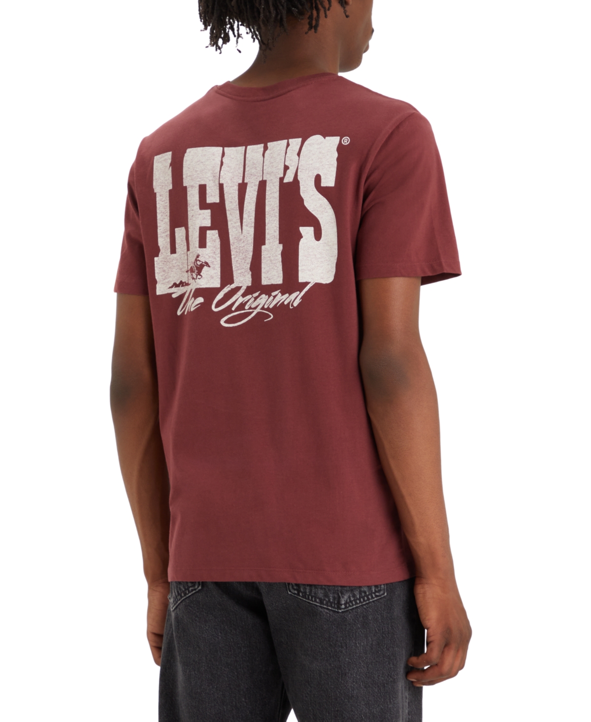 Levi's Men's Classic Standard-fit Western Logo Graphic T-shirt In Western Ht