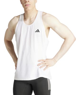 adidas - Men's Signature Own the Run Singlet Logo Tank Top