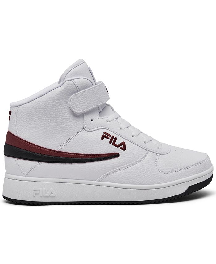 Fila Men's A-High Stay-Put Closure High Top Casual Sneakers from Finish ...