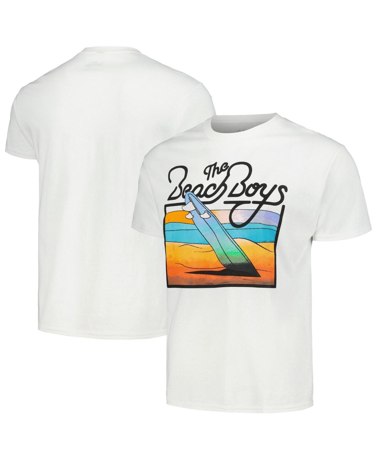Shop Bravado Men's And Women's White The Beach Boys Sunset Surfboard T-shirt